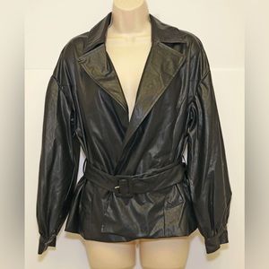 NWT women’s faux leather jacket Who what wear (S) MSRP $49.99